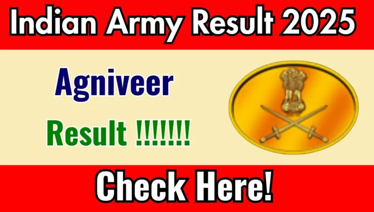 Army Agniveer Result 2025