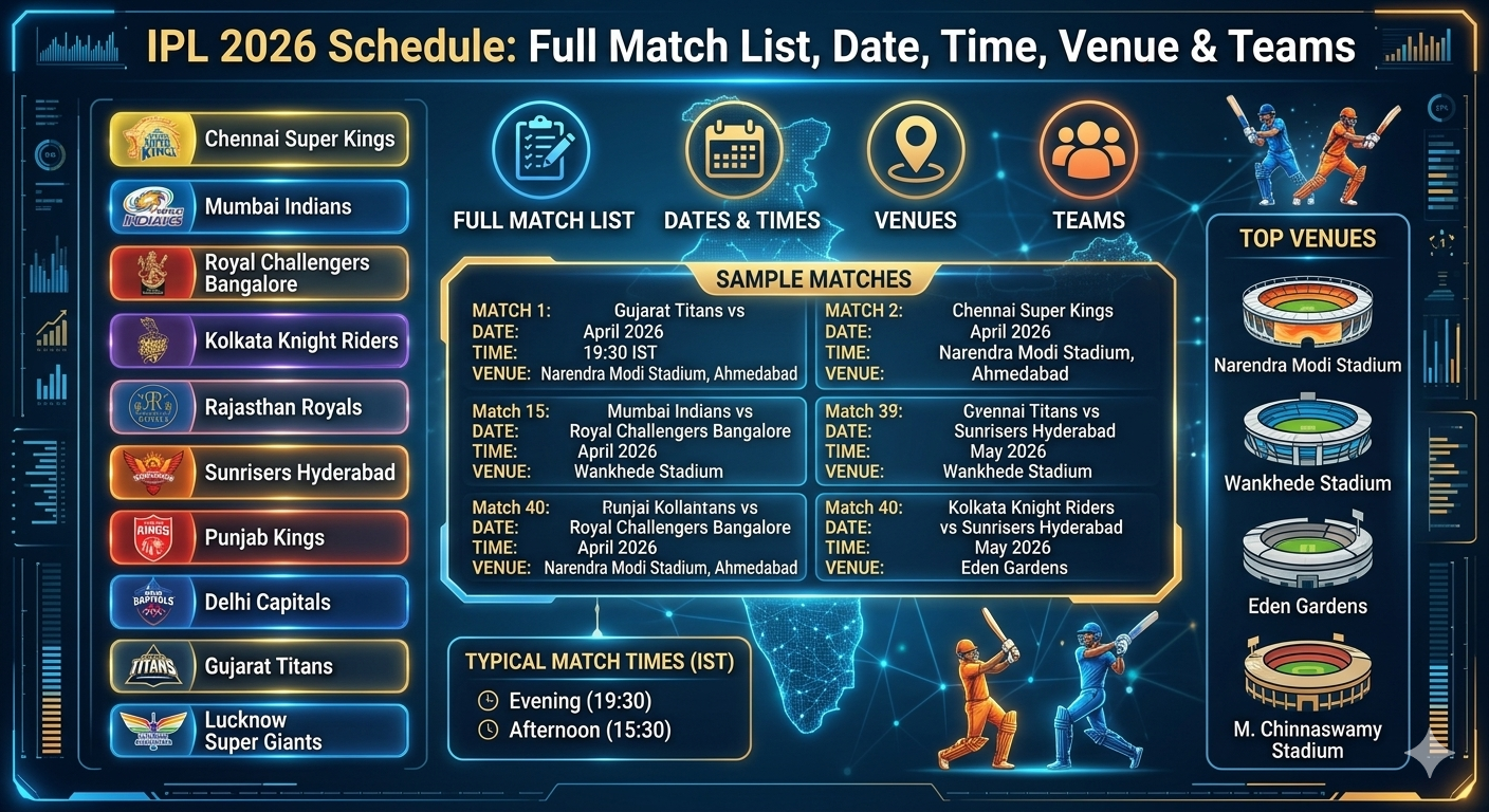 TATA IPL 2026 schedule teams and tickets complete guide